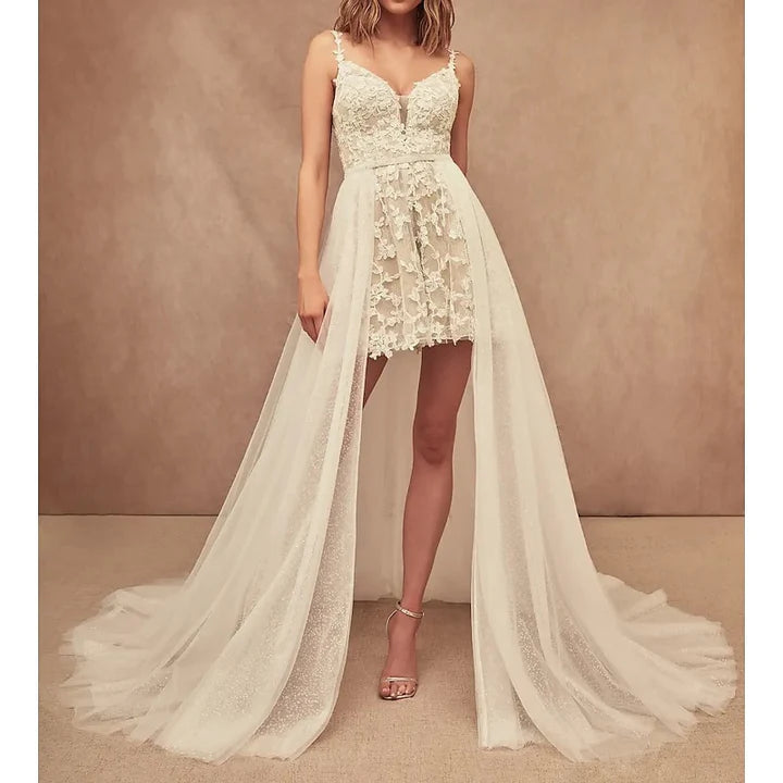 Wholesale A-Line/Princess Wedding Dresses Separates Court Train